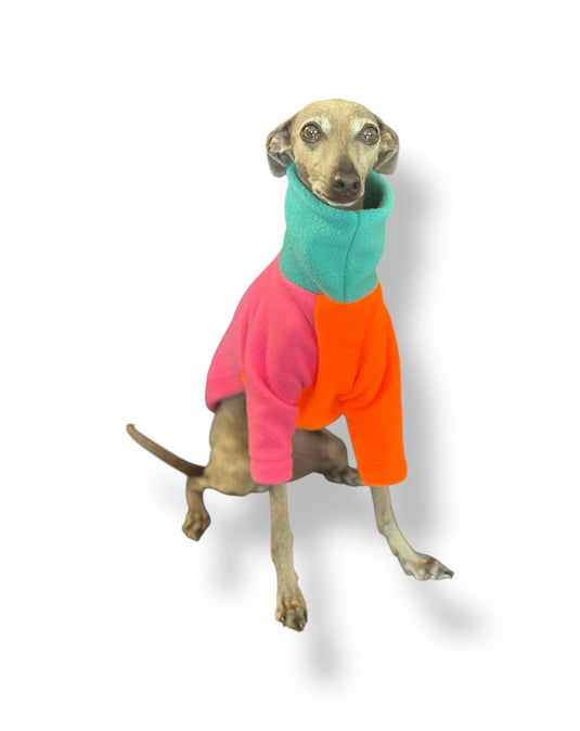 Fleece Jumper - Neon Colourblock - Ashurst Equestrian & Country