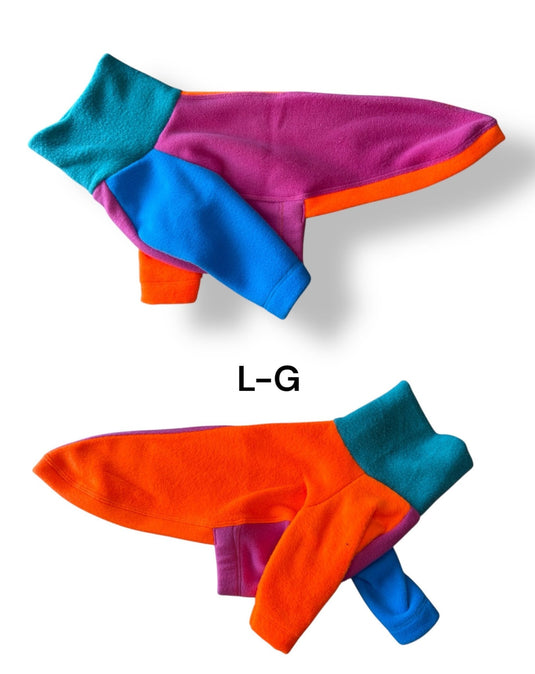 Fleece Jumper - Neon Colourblock - Ashurst Equestrian & Country