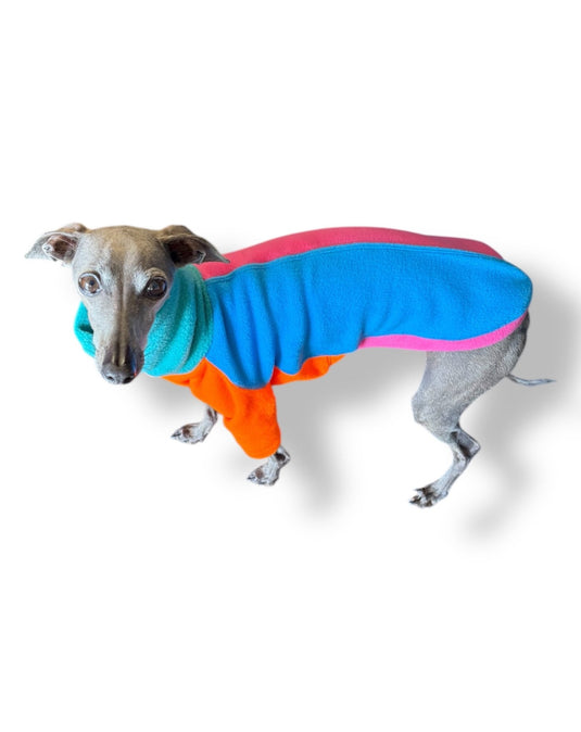 Fleece Jumper - Neon Colourblock - Ashurst Equestrian & Country