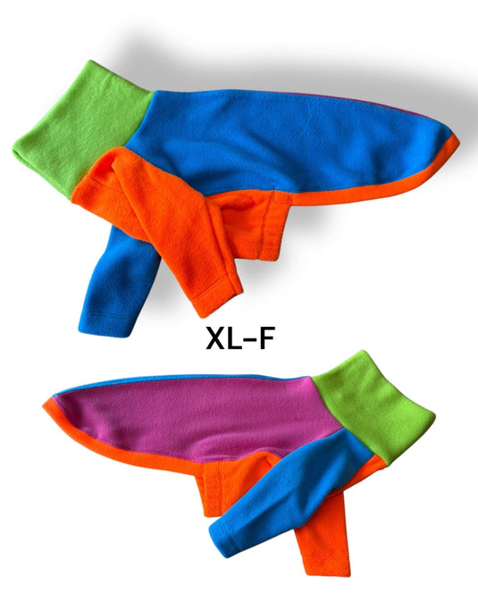 Fleece Jumper - Neon Colourblock - Ashurst Equestrian & Country