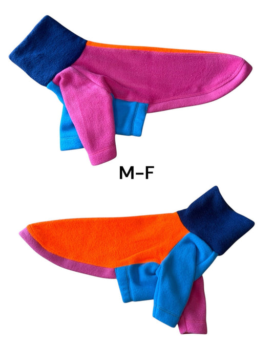 Fleece Jumper - Neon Colourblock - Ashurst Equestrian & Country