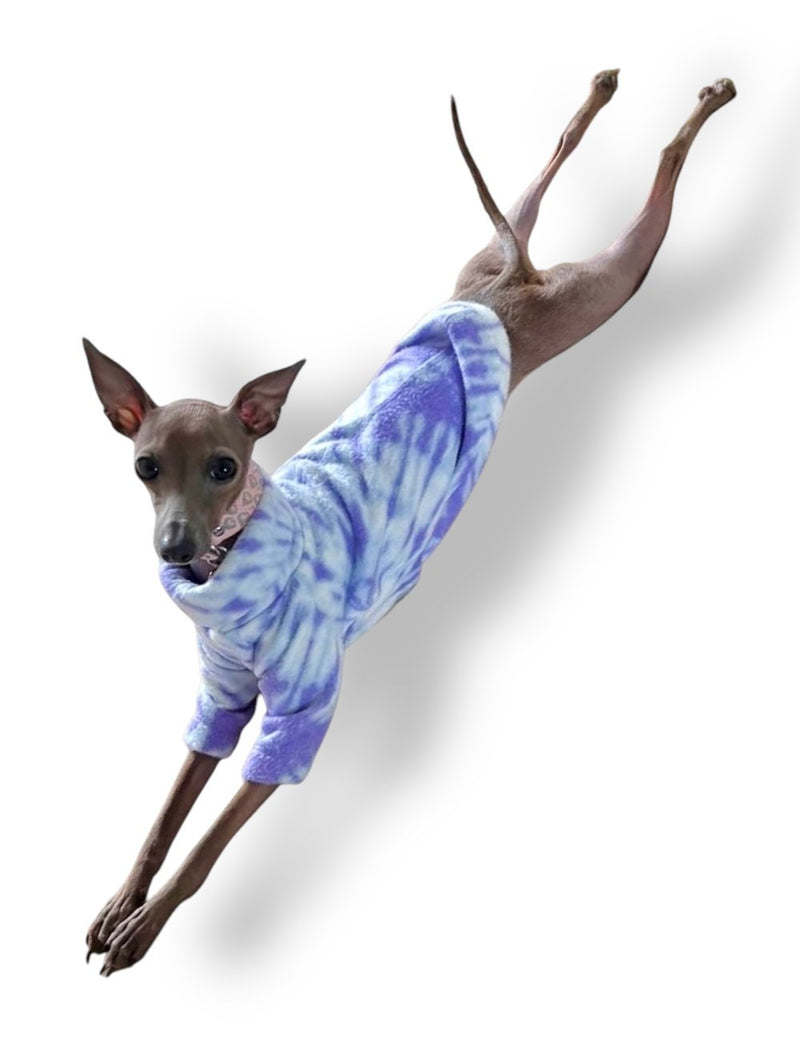 Load image into Gallery viewer, Fleece Jumper - Purple Tie Dye - Ashurst Equestrian &amp; Country
