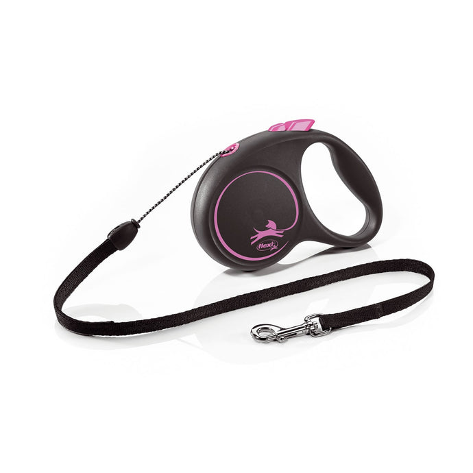 Flexi Black Design Cord Pink - Ashurst Equestrian & Country