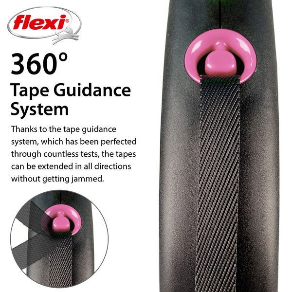 Load image into Gallery viewer, Flexi Black Design L Tape 5m Pink - Ashurst Equestrian &amp; Country
