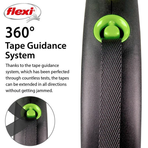 Load image into Gallery viewer, Flexi Black Design M Tape 5m Green - Ashurst Equestrian &amp; Country
