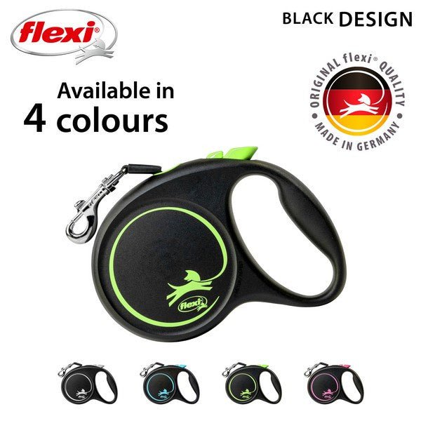 Load image into Gallery viewer, Flexi Black Design M Tape 5m Green - Ashurst Equestrian &amp; Country
