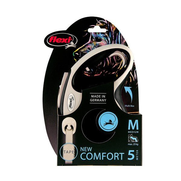 Load image into Gallery viewer, Flexi New Comfort M Tape 5m Black - Ashurst Equestrian &amp; Country
