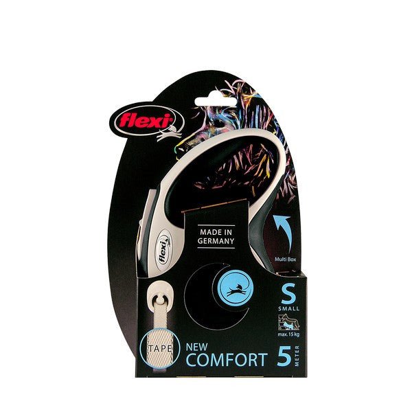 Load image into Gallery viewer, Flexi New Comfort S Tape 5m Black - Ashurst Equestrian &amp; Country
