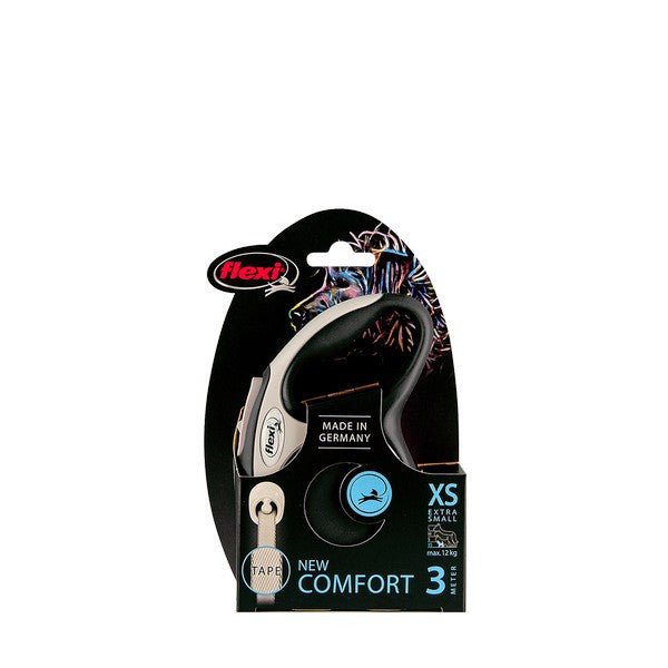 Load image into Gallery viewer, Flexi New Comfort XS Tape 3m Black - Ashurst Equestrian &amp; Country
