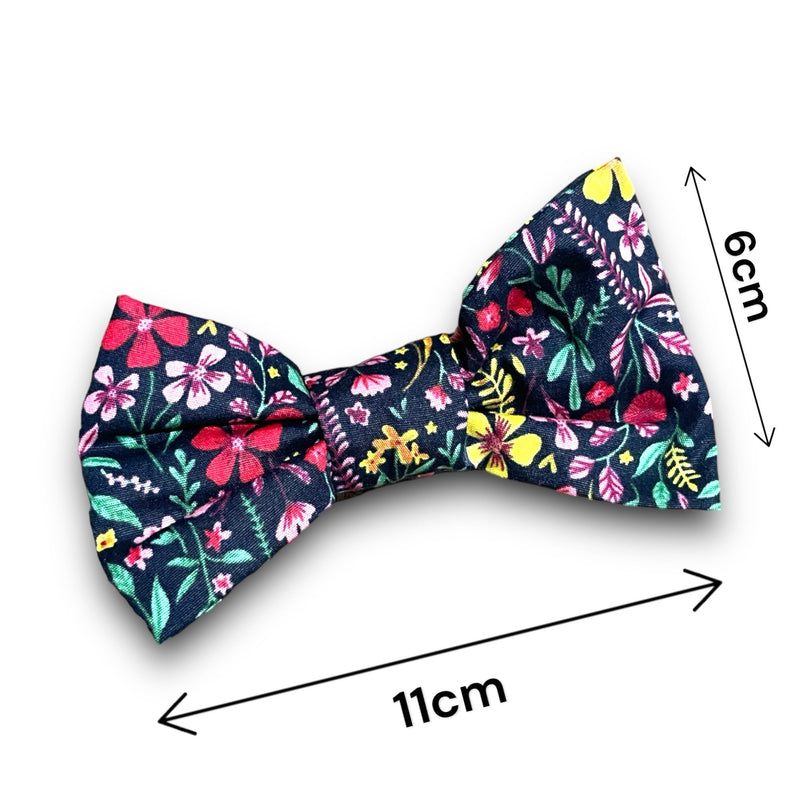 Load image into Gallery viewer, Floral Bow Tie - Collar Attachment - Ashurst Equestrian &amp; Country
