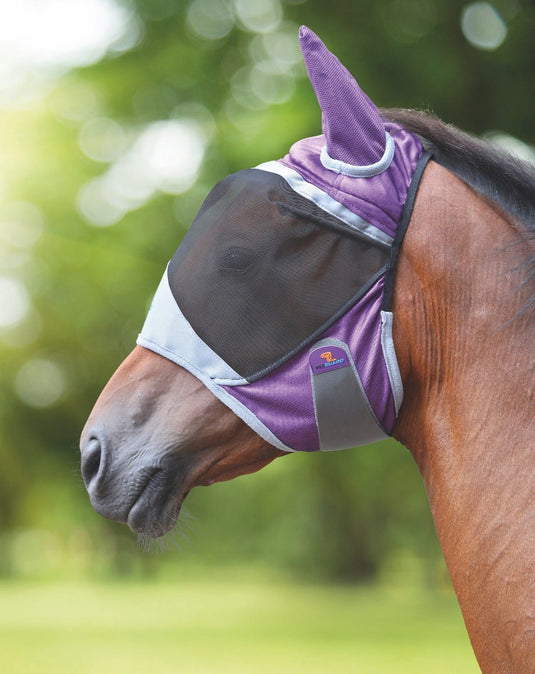 FlyGuard Pro Deluxe Fly Mask With Ears - Ashurst Equestrian & Country