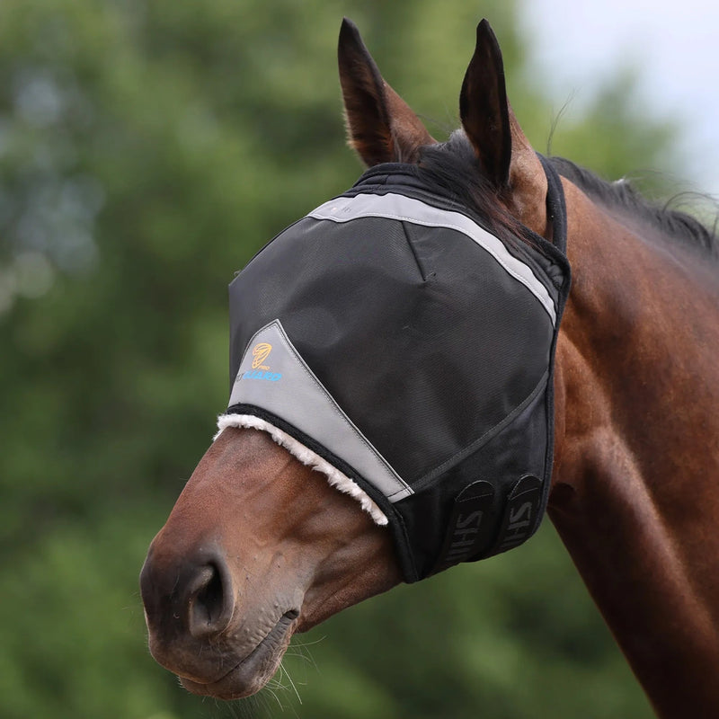 Load image into Gallery viewer, FlyGuard Pro Fine Mesh Earless Fly Mask - Ashurst Equestrian &amp; Country
