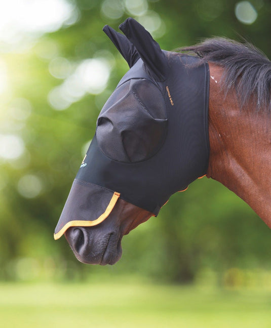 FlyGuard Pro Stretch Fly Mask with Ears & Nose - Ashurst Equestrian & Country