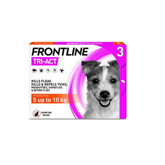 Frontline Tri Act Spot On For Small Dogs 5 10 Kg - Ashurst Equestrian & Country