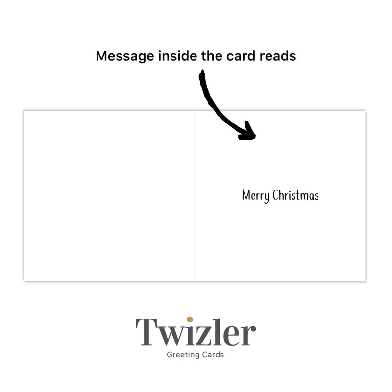 Load image into Gallery viewer, Funny Christmas Card - Bugger Christmas Tree - Ashurst Equestrian &amp; Country
