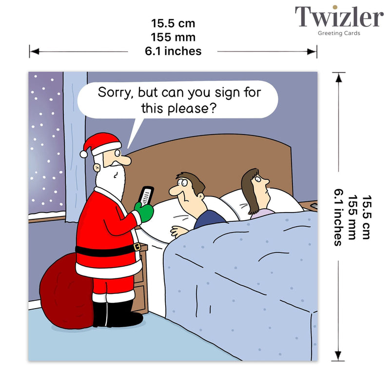 Load image into Gallery viewer, Funny Christmas Card - Sign For This - Ashurst Equestrian &amp; Country
