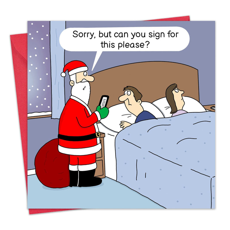 Load image into Gallery viewer, Funny Christmas Card - Sign For This - Ashurst Equestrian &amp; Country
