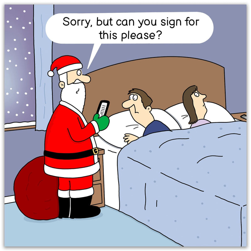 Load image into Gallery viewer, Funny Christmas Card - Sign For This - Ashurst Equestrian &amp; Country
