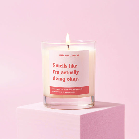 Funny Self - Care Gift Candle Smells Like I’m Actually Doing Okay - Ashurst Equestrian & Country