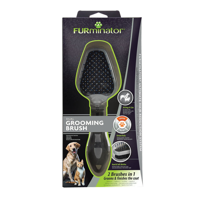 Furminator Dual Grooming Brush - Ashurst Equestrian & Country