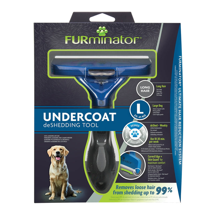 Furminator Undercoat Deshedding Tool For Long Hair Dog - Ashurst Equestrian & Country