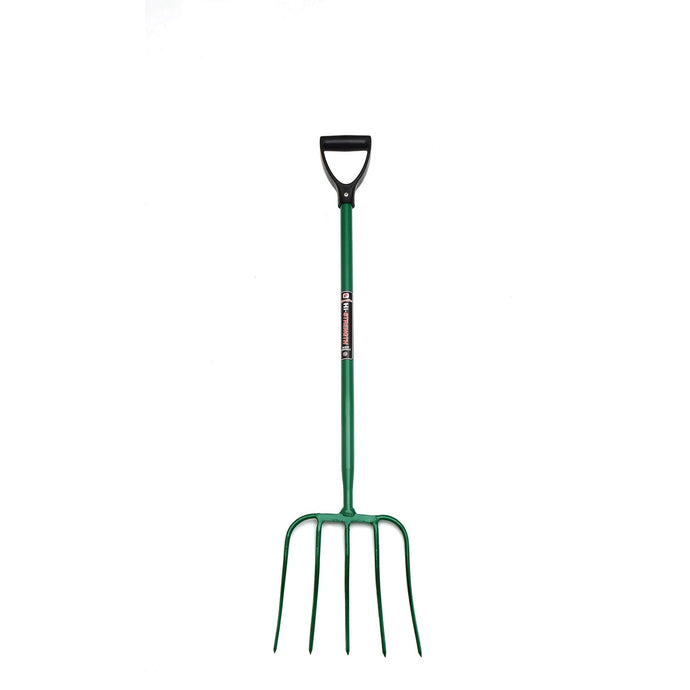 Fynalite Hi Strength Manure Fork 5 Prong D Grip - Ashurst Equestrian & Country