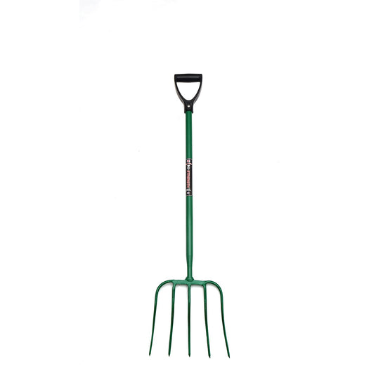Fynalite Hi Strength Manure Fork 5 Prong D Grip - Ashurst Equestrian & Country