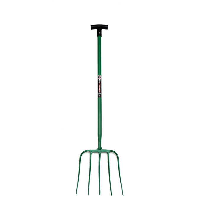 Fynalite Hi Strength Manure Fork 5 Prong T Grip - Ashurst Equestrian & Country