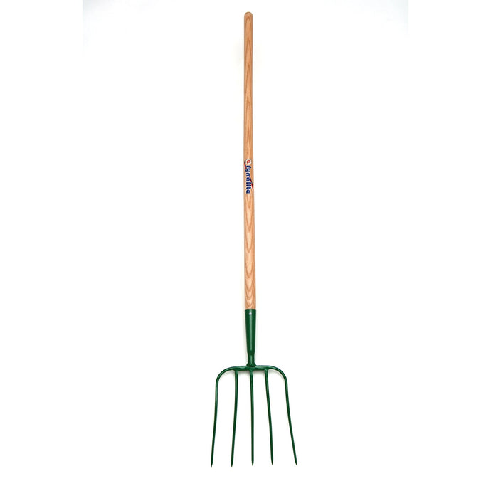 Fynalite Manure Fork 5 Prong Ash Handle Extra Long - Ashurst Equestrian & Country