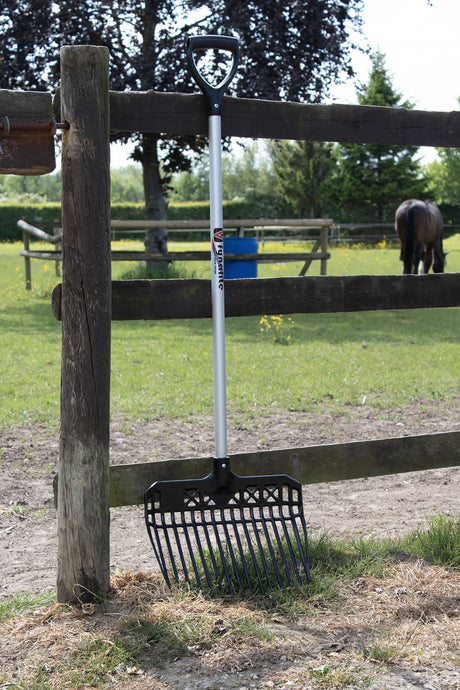 Fynalite Value Plastic Stable Fork D Grip Handle - Ashurst Equestrian & Country