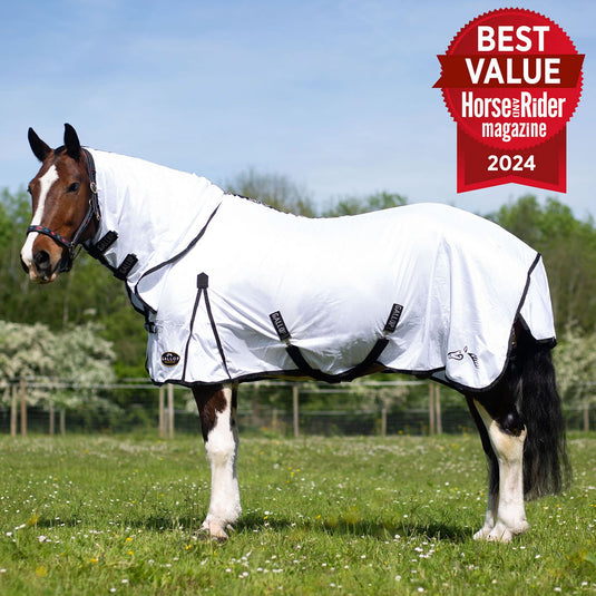 Gallop Classic Fly Rug Combo White - Ashurst Equestrian & Country