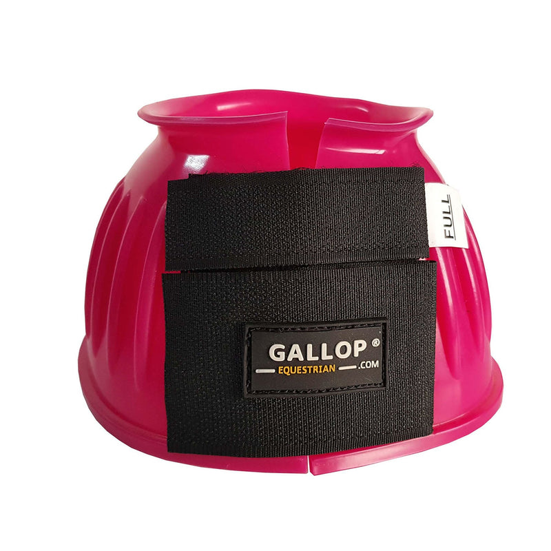 Load image into Gallery viewer, Gallop Double Taped Pvc Ribbed Over Reach Boots Fuchsia - Ashurst Equestrian &amp; Country

