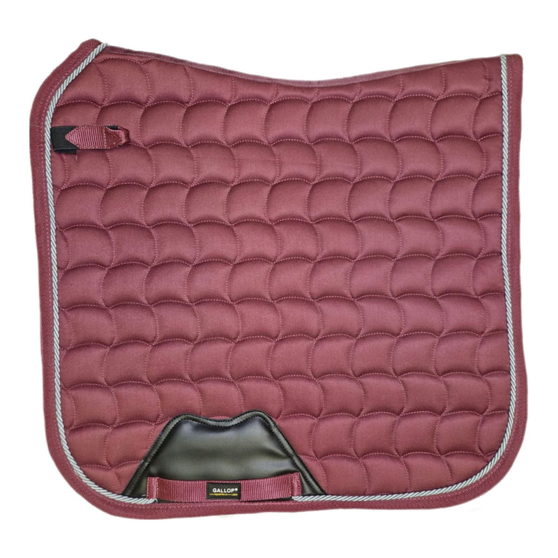 Load image into Gallery viewer, Gallop Dressage Saddle Pad Burgundy - Ashurst Equestrian &amp; Country
