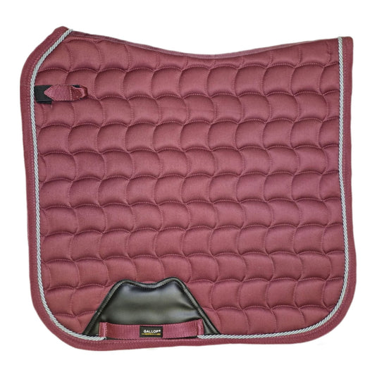 Gallop Dressage Saddle Pad Burgundy - Ashurst Equestrian & Country