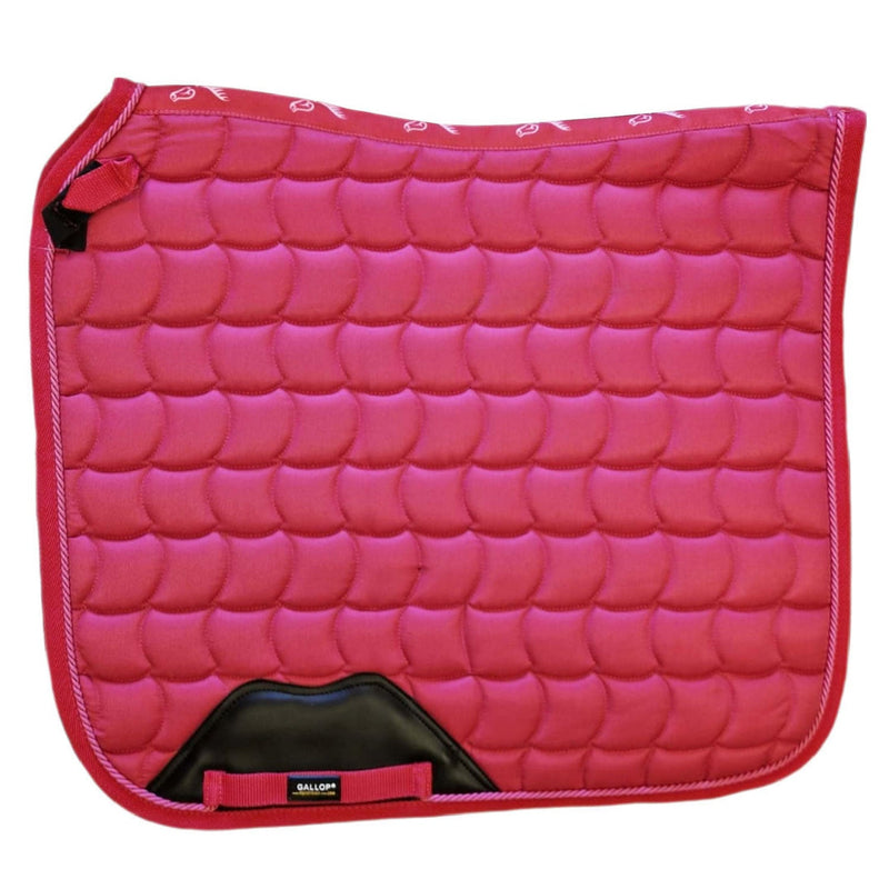 Load image into Gallery viewer, Gallop Dressage Saddle Pad Fuchsia - Ashurst Equestrian &amp; Country
