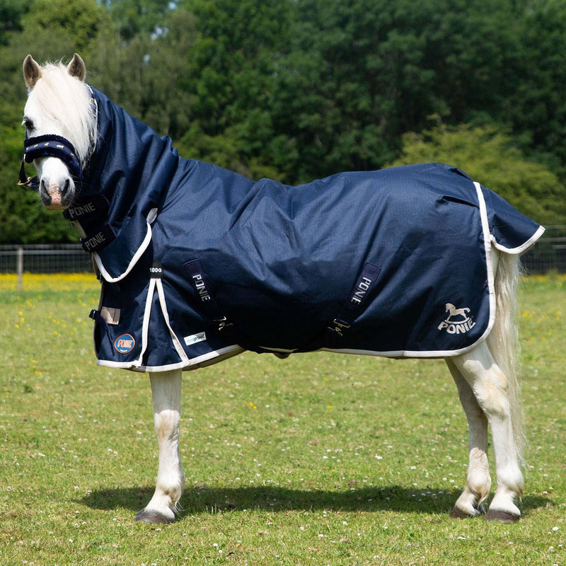Load image into Gallery viewer, Gallop Ponie Duraproof 1 Oog Turnout Combo Navy - Ashurst Equestrian &amp; Country
