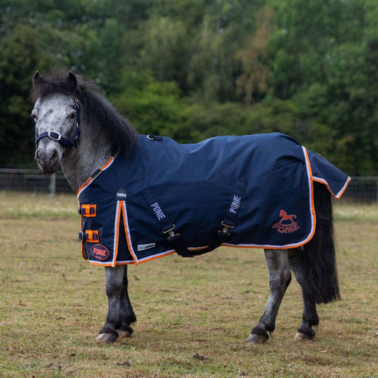Gallop Ponie Duraproof 100 G Turnout Navy - Ashurst Equestrian & Country