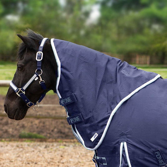 Gallop Ponie Duraproof 5 Point Lightweight Neck Cover Navy - Ashurst Equestrian & Country
