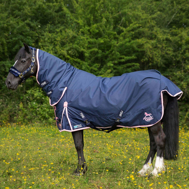 Load image into Gallery viewer, Gallop Ponie Duraproof 50 G Turnout Combo Navy - Ashurst Equestrian &amp; Country
