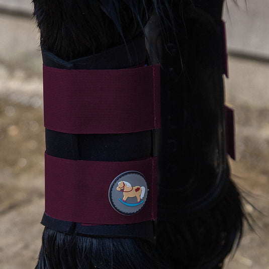 Gallop Ponie Gp Brushing Boots Burgundy - Ashurst Equestrian & Country