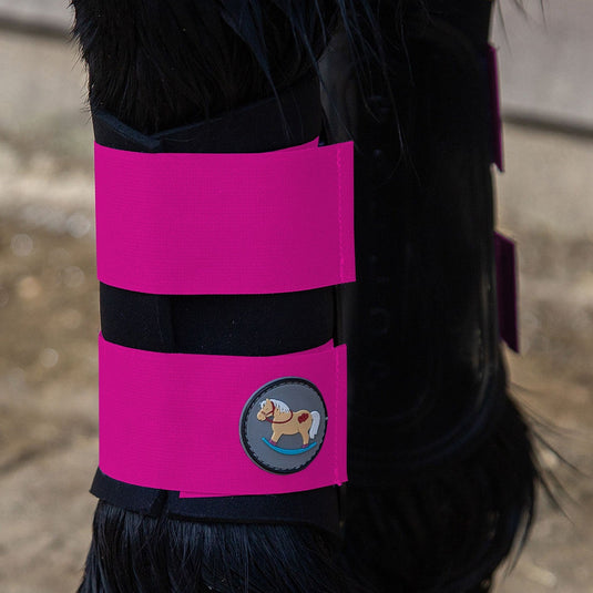 Gallop Ponie Gp Brushing Boots Fuchsia - Ashurst Equestrian & Country