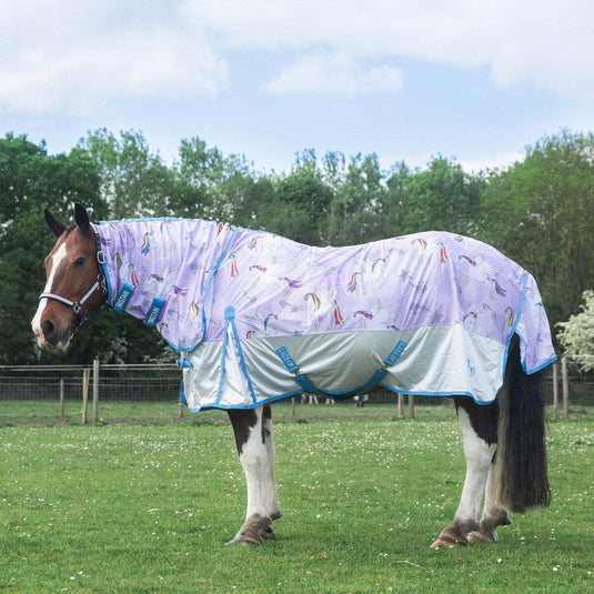 Gallop Trojan Combo Mesh Fly Rug Pegacorn - Ashurst Equestrian & Country