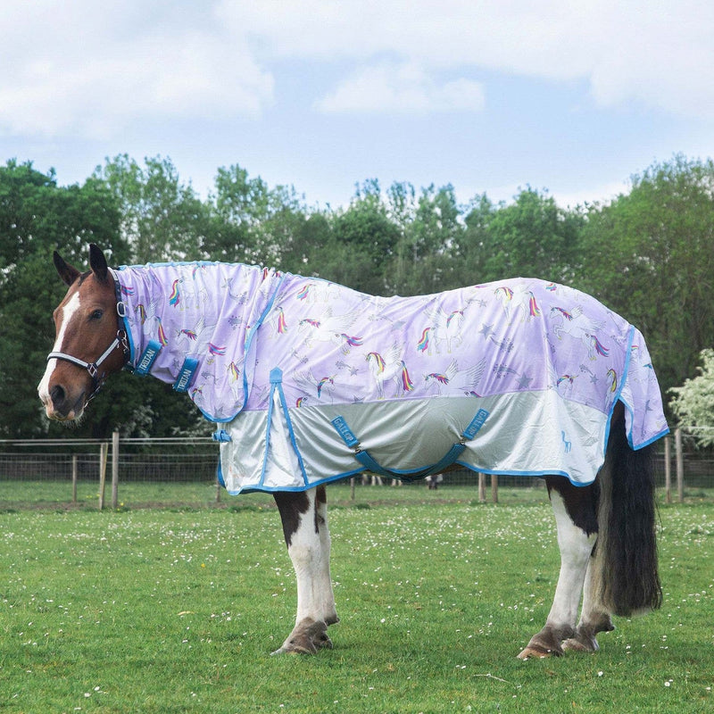 Load image into Gallery viewer, Gallop Trojan Combo Mesh Fly Rug Pegacorn - Ashurst Equestrian &amp; Country
