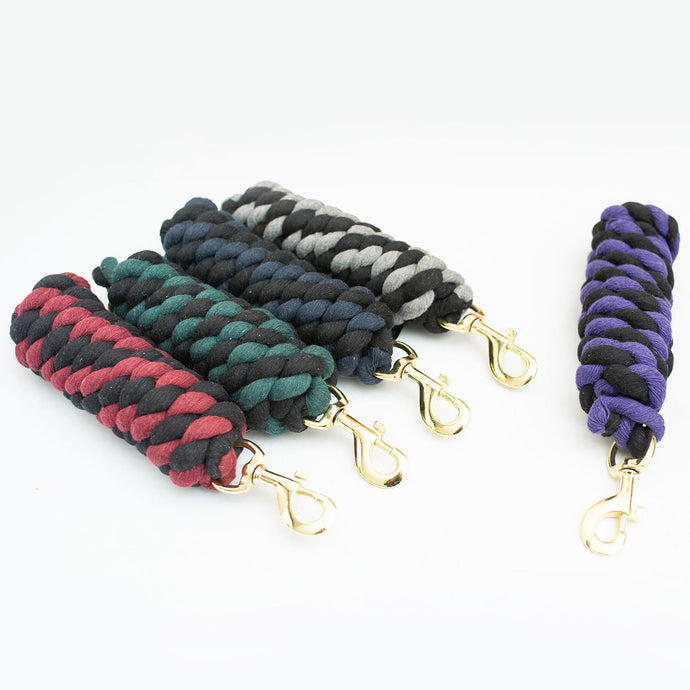 Gallop Twin Colour Lead Rope Assorted - Ashurst Equestrian & Country