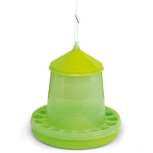 Gaun Poultry Feeder Plastic Green - Ashurst Equestrian & Country