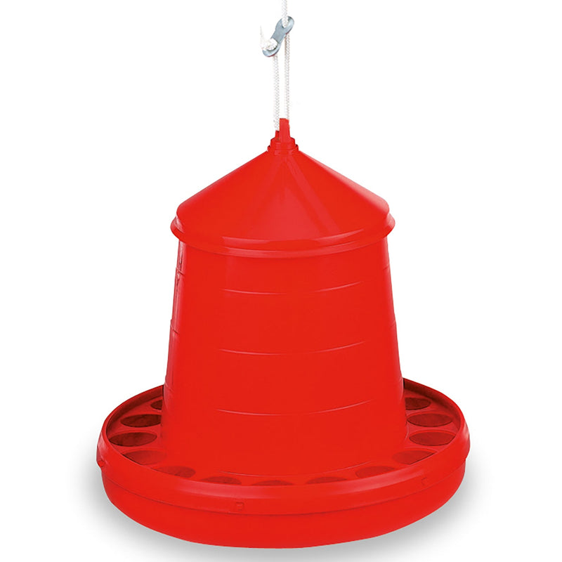 Load image into Gallery viewer, Gaun Poultry Feeder Plastic Red - Ashurst Equestrian &amp; Country
