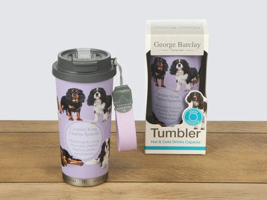 GB Tumbler - Hot & Cold Drinks Capsule - Cavalier King Charles Spaniel - Ashurst Equestrian & Country
