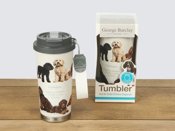 Load image into Gallery viewer, GB Tumbler - Hot &amp; Cold Drinks Capsule - Cockapoo - Ashurst Equestrian &amp; Country
