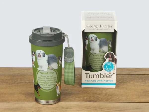 Load image into Gallery viewer, GB Tumbler - Hot &amp; Cold Drinks Capsule - Pastoral Dogs - Ashurst Equestrian &amp; Country
