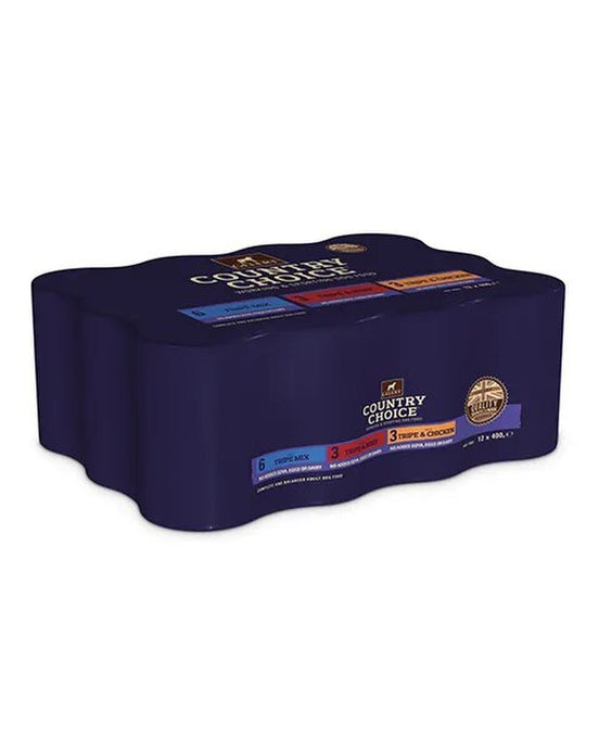 Gelert Country Choice Tripe Variety Pack 12 x 400g - Ashurst Equestrian & Country
